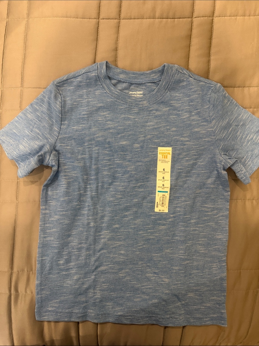jumping beans Light Blue Heather Short Sleeve Tee